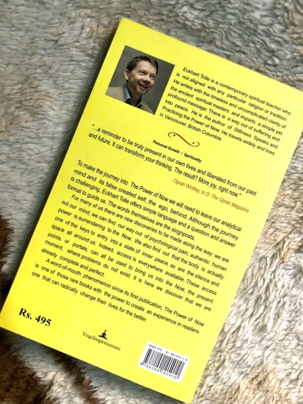 The Power of Now by Eckhart Tolle about mindfulness and living in the present