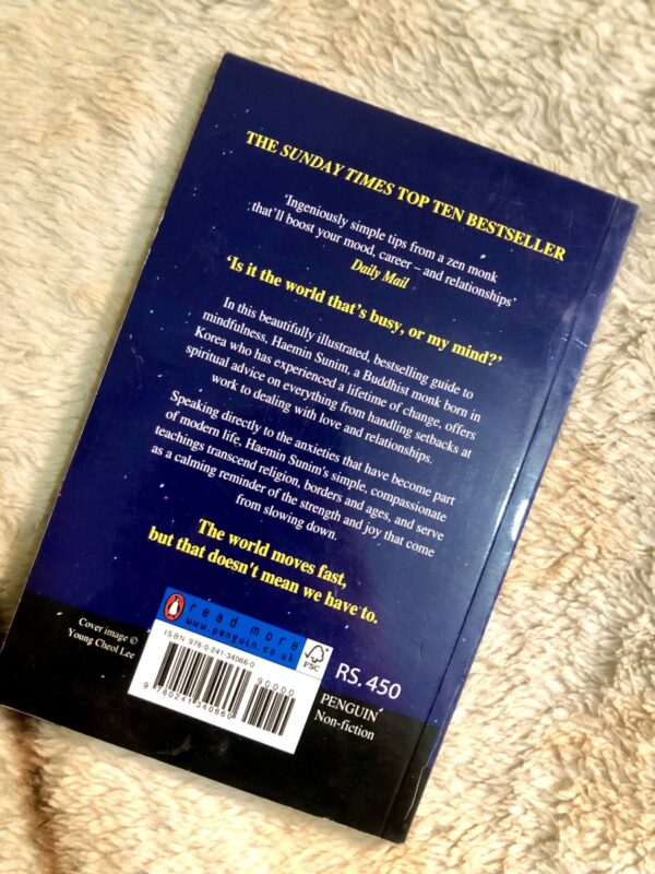 The Things You Can See Only When You Slow Down by Haemin Sunim about mindfulness and inner peace